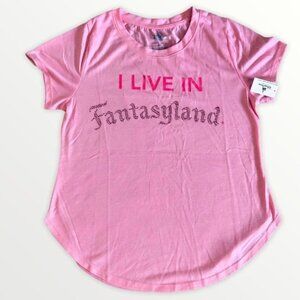 Disney Parks - "I Live in Fantasyland" Shirt for Adults